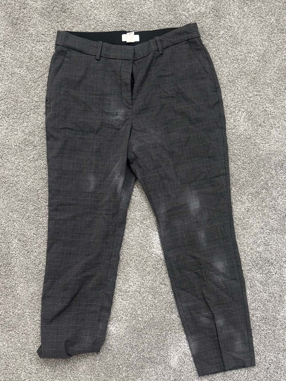 H&M Gray Glen Plaid Dress Pants